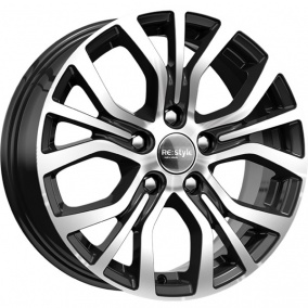Диск K&K KC736 6,5 x 16 5*114,3 Et: 45 Dia: 60,1 алмаз чёрный