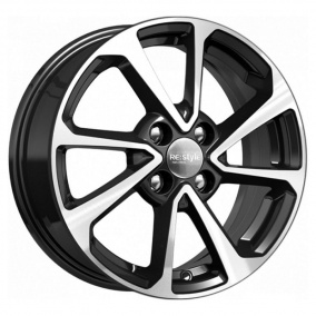 Диск K&K КС861 6 x 15 4*100 Et: 50 Dia: 60,1 алмаз-чёрный