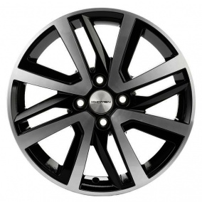 Диск Khomen 1609 6 x 16 4*100 Et: 50 Dia: 60,1 BLACK-FP