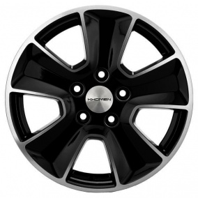 Диск Khomen 1601 6,5 x 16 5*114,3 Et: 50 Dia: 66,1 BLACK-FP
