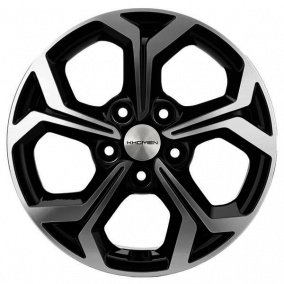Диск Khomen 1606 6,5 x 16 5*108 Et: 50 Dia: 63,35 BLACK-FP