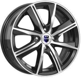Диск K&K Арнар КС890 6 x 15 4*100 Et: 50 Dia: 60,1 алмаз чёрный