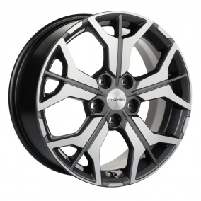 Диск Khomen 1715 7 x 17 5*114,3 Et: 39 Dia: 60,1 Gray-FP