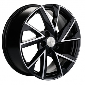 Диск Khomen 1714 7 x 17 5*114,3 Et: 45 Dia: 60,1 Black-FP