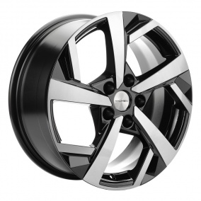 Диск Khomen 1712 7 x 17 5*114,3 Et: 50 Dia: 67,1 Black-FP