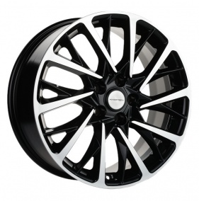 Диск Khomen 1804 7,5 x 18 5*108 Et: 52,5 Dia: 63,3 Black-FP
