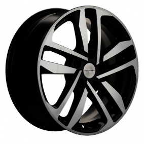 Диск Khomen 1612 6,5 x 16 5*114,3 Et: 43 Dia: 67,1 Black-FP
