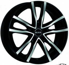 Диск MAK MILANO 7 x 17 5*112 Et: 42 Dia: 76 Black Mirror