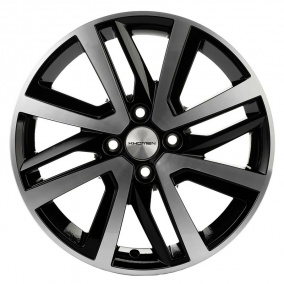 Диск Khomen 1609 6 x 16 4*100 Et: 46 Dia: 54,1 BLACK-FP