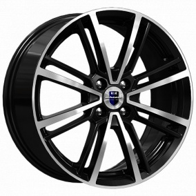 Диск K&K Эрфурт 7 x 17 4*100 Et: 37 Dia: 67,1 Алмаз черный