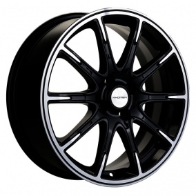 Диск Khomen 1707 6,5 x 17 4*100 Et: 43 Dia: 60,1 Black-FP
