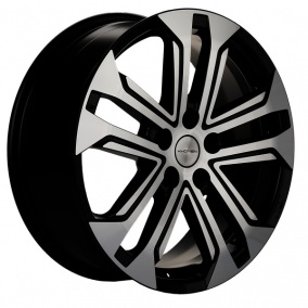 Диск Khomen 1803 7 x 18 5*108 Et: 40 Dia: 60,1 Black-FP