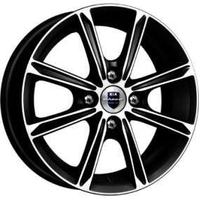 Диск K&K Флэш 5 x 13 4*98 Et: 35 Dia: 58,5 алмаз черный