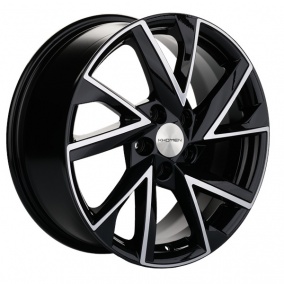 Диск Khomen 1714 7 x 17 5*108 Et: 40 Dia: 60,1 Black-FP