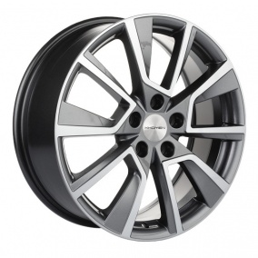 Диск Khomen 1802 7 x 18 5*114,3 Et: 37 Dia: 66,5 Gray-FP