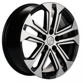 Диск Khomen 1803 7 x 18 5*114,3 Et: 37 Dia: 66,5 Black-FP