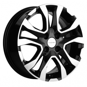 Диск Khomen 1503 6x15 4*100 Et:46 Dia:54,1 Black-FP