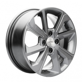 Диск Khomen 1501 6x15 4*100 Et:37 Dia:60,1 Gray