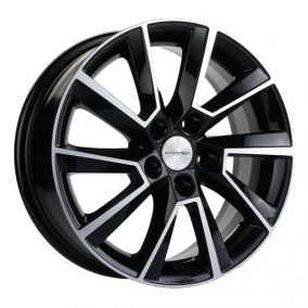 Диск Khomen 1604 6x16 5*100 Et:38 Dia:57,1 Black-FP