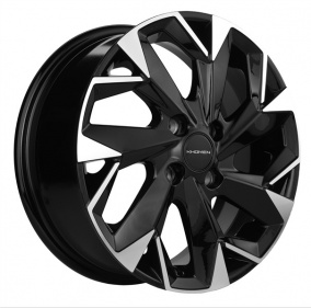 Диск Khomen 1508 6x15 4*100 Et:45 Dia:56,6 Black-FP