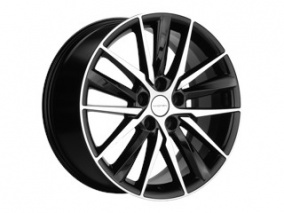 Диск Khomen 1807 8x18 5*108 Et:46 Dia:63,3 Black-FP