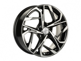 Диск Khomen 1716 7x17 5*108 Et:49 Dia:59,5 Black-FP