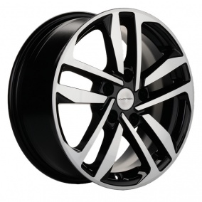 Диск Khomen 1612 6,5x16 5*108 Et:45 Dia:60,1 Black-FP