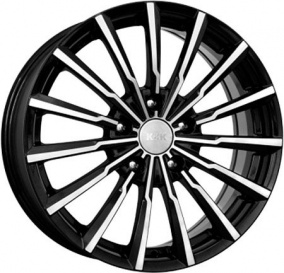 Диск K&K Акцент 5,5x14 4*100 Et:39 Dia:67,1 алмаз черный