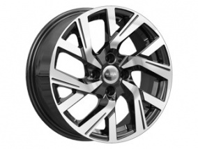 Диск K&K КС1030 6x15 4*98 Et:35 Dia:58,6 алмаз чёрный