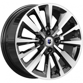 Диск K&K Эрман 6,5x16 4*100 Et:45 Dia:67,1 алмаз чёрный