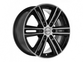 Диск X'trike X-124 7,5x17 6*139,7 Et:25 Dia:106,1 BK/FP