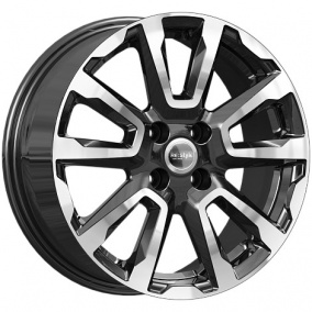 Диск K&K КС1026 6,5x16 4*100 Et:41 Dia:60,1 алмаз чёрный