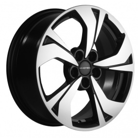 Диск Khomen 1724 7x17 5*108 Et:40 Dia:54,1 Black-FP