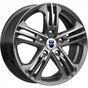 Диск K&K Trinity 6x15 5*112 Et:47 Dia:57,1 алмаз черный