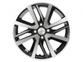 Диск Khomen 1609 6x16 4*100 Et:48 Dia:54,1 BLACK-FP