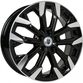 Диск K&K Морейн 6,5x17 5*114,3 Et:40 Dia:66,1 алмаз чёрный