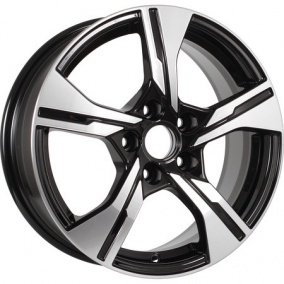 Диск K&K KC1053 6,5x16 5*114,3 Et:40 Dia:66,1 алмаз чёрный