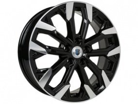 Диск K&K Морейн 6,5x17 5*105 Et:38 Dia:56,6 алмаз чёрный