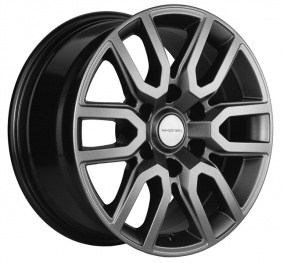 Диск Khomen 1723 8x17 6*139,7 Et:25 Dia:106,1 Gray