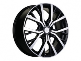 Диск Khomen 1806 7x18 5*108 Et:36 Dia:65,1 Black-FP