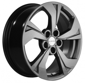 Диск Khomen 1724 7x17 5*114,3 Et:45 Dia:67,1 Gray