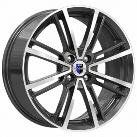 Диск K&K Эрфурт 7x17 5*100 Et:40 Dia:67,1 алмаз чёрный