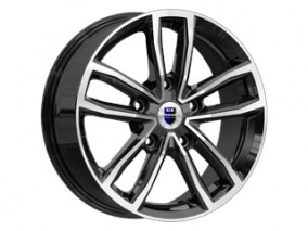 Диск K&K Каланг 6,5x17 5*114,3 Et:37 Dia:66,6 алмаз чёрный