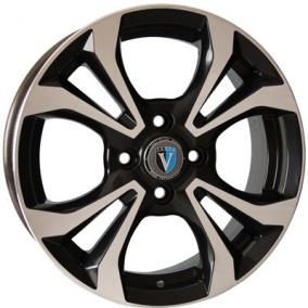 Диск Khomen 1504 6x15 5*100 Et:40 Dia:57,1 Black