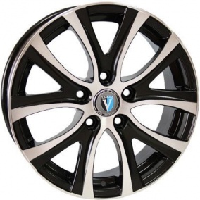 Диск Khomen 1609 6x16 4*100 Et:37 Dia:60,1 Black