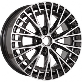 Диск KDW KD1730 7x17 5*114,3 Et:48 Dia:54,1 Black Front Polished