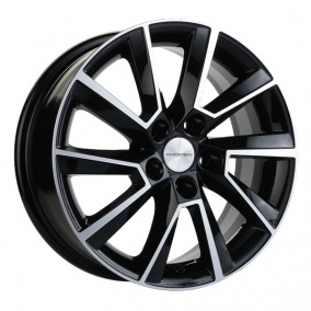 Диск Khomen 1507 6x15 5*100 Et:37 Dia:54,1 Black-FP