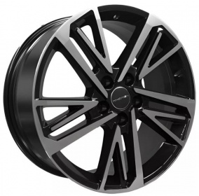 Диск Khomen KHW1815 8x18 5*108 Et:46 Dia:63,4 Black-FP