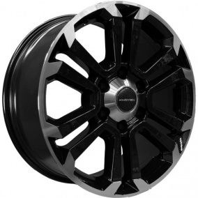 Диск Khomen KHW1817 7,5x18 6*139,7 Et:46 Dia:67,1 Black-FP