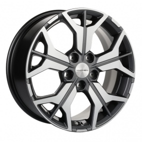 Диск Khomen 1715 7x17 5*114,3 Et:45 Dia:66,1 GRAY-FP